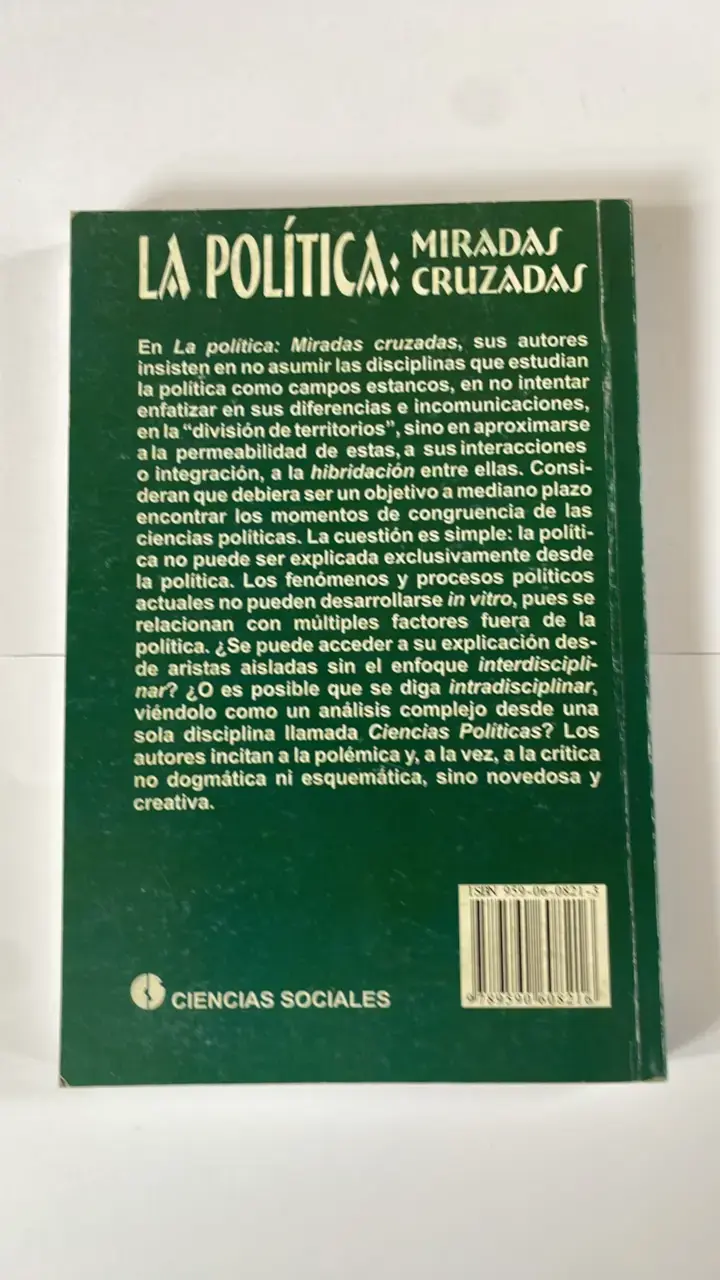 Libro La Política: Miradas Cruzadas - 2
