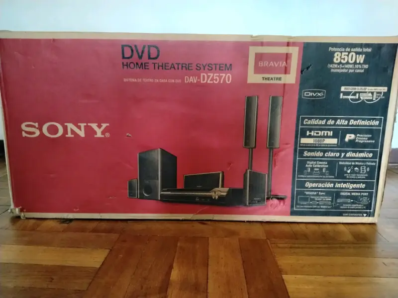 Sistema de Teatro en Casa Sony DAV-DZ570 850W - 1