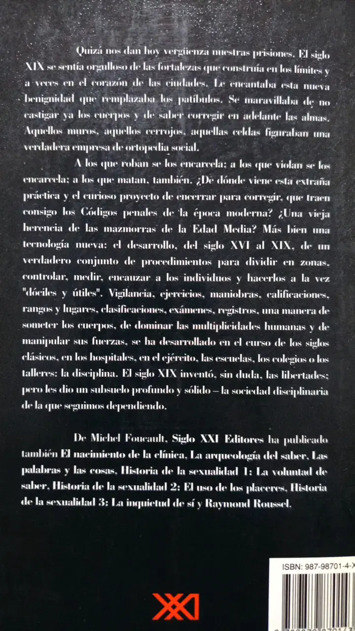 Libro 'Vigilar y Castigar' de Michel Foucault - 2