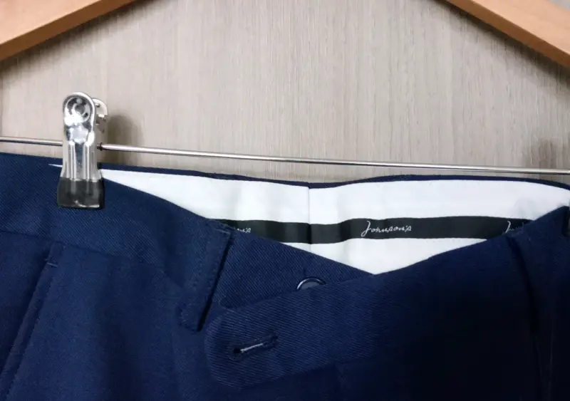 Pantalones de vestir azul marino para hombre - 3
