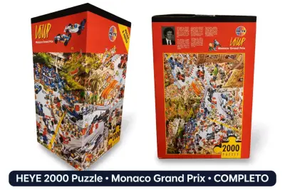 Puzzle Heye 2000 piezas Monaco Grand Prix - miniatura 1