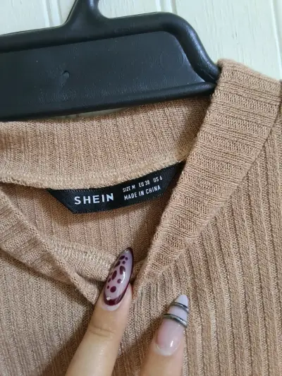 Top sin mangas de canalé color beige - miniatura 3