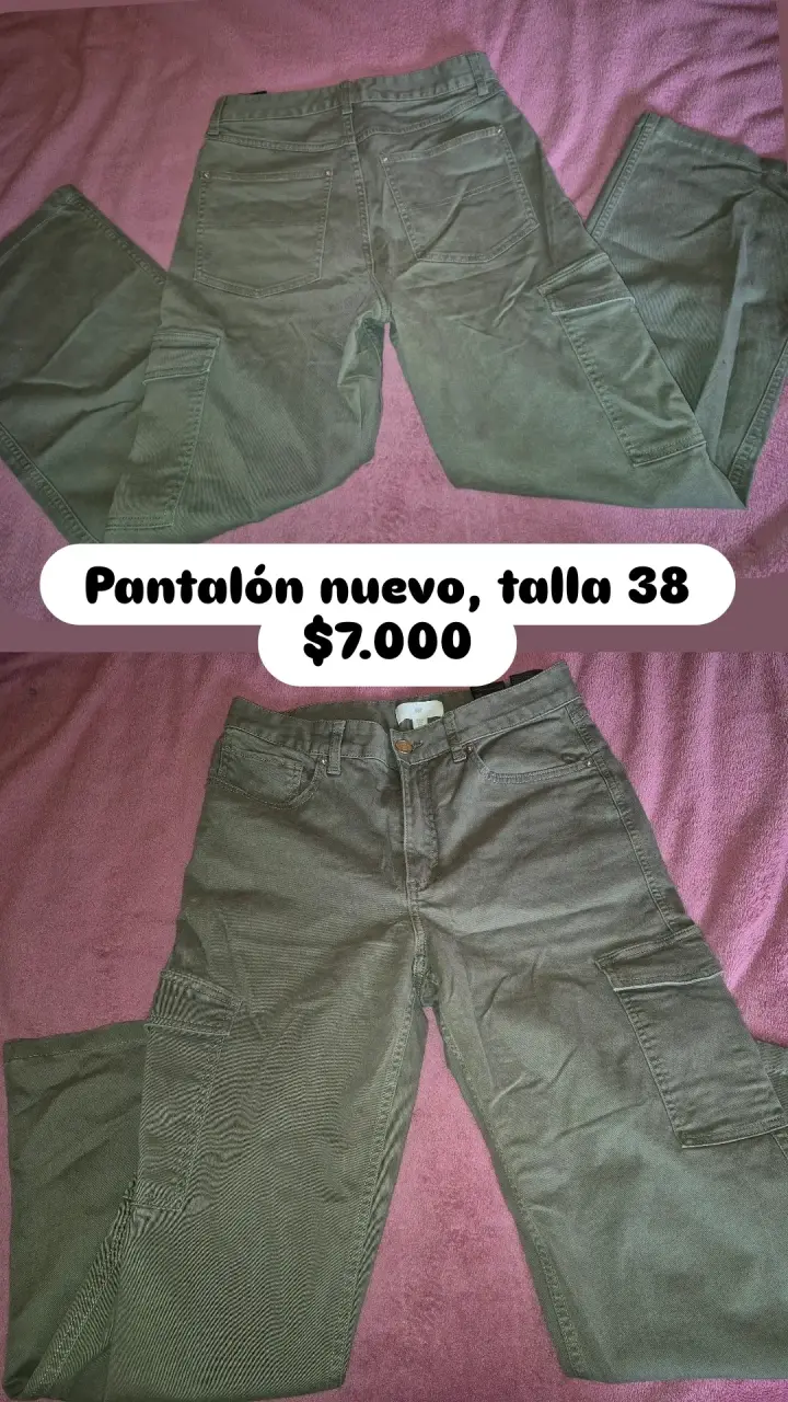 Pantalón verde nuevo talla 38