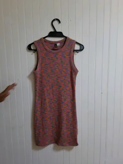 Vestido sin mangas H&M multicolor - miniatura 1
