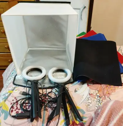 Caja de luz para fotografía con luces LED - miniatura 1