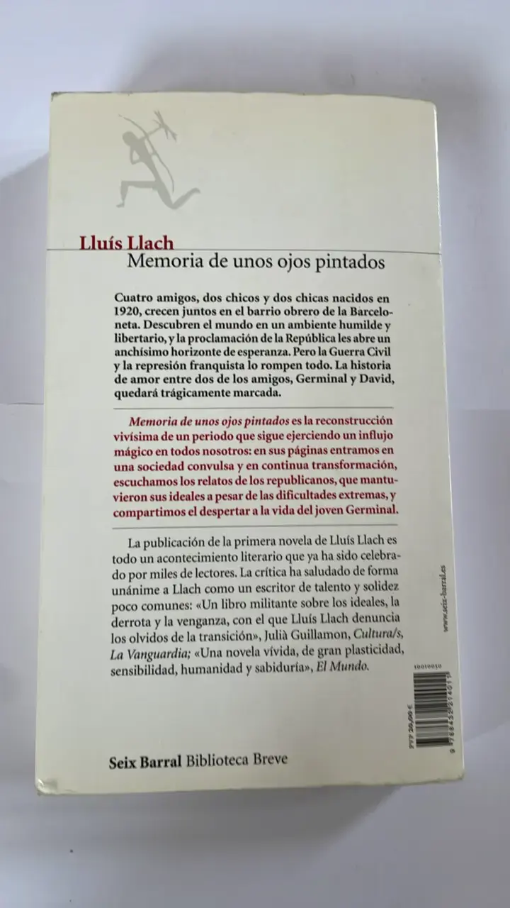 Libro 'Memoria de unos ojos pintados' de Lluís Llach - 2