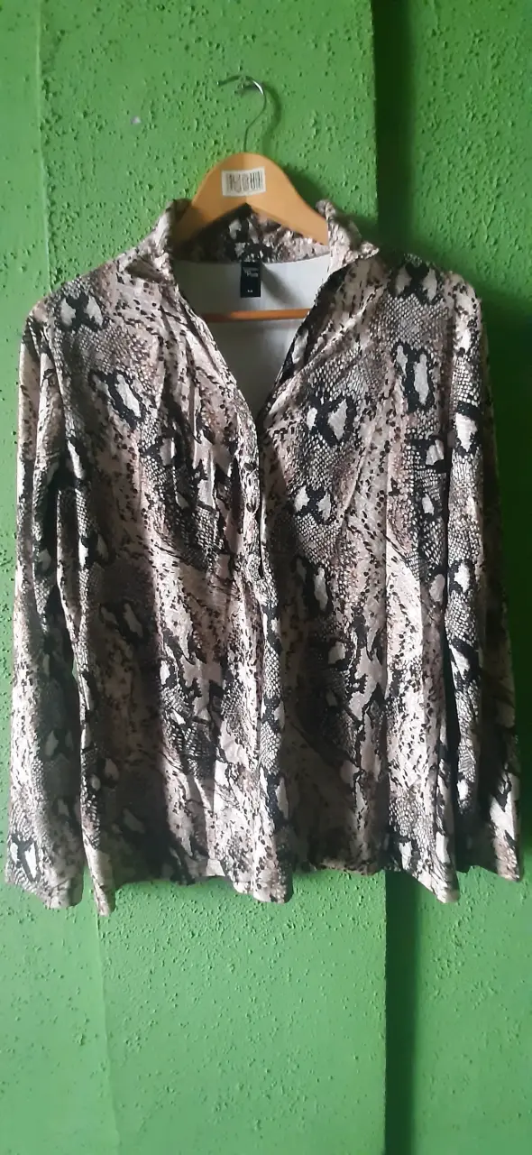 Blusa estampado animal print Lorenzo di Pontti - 2