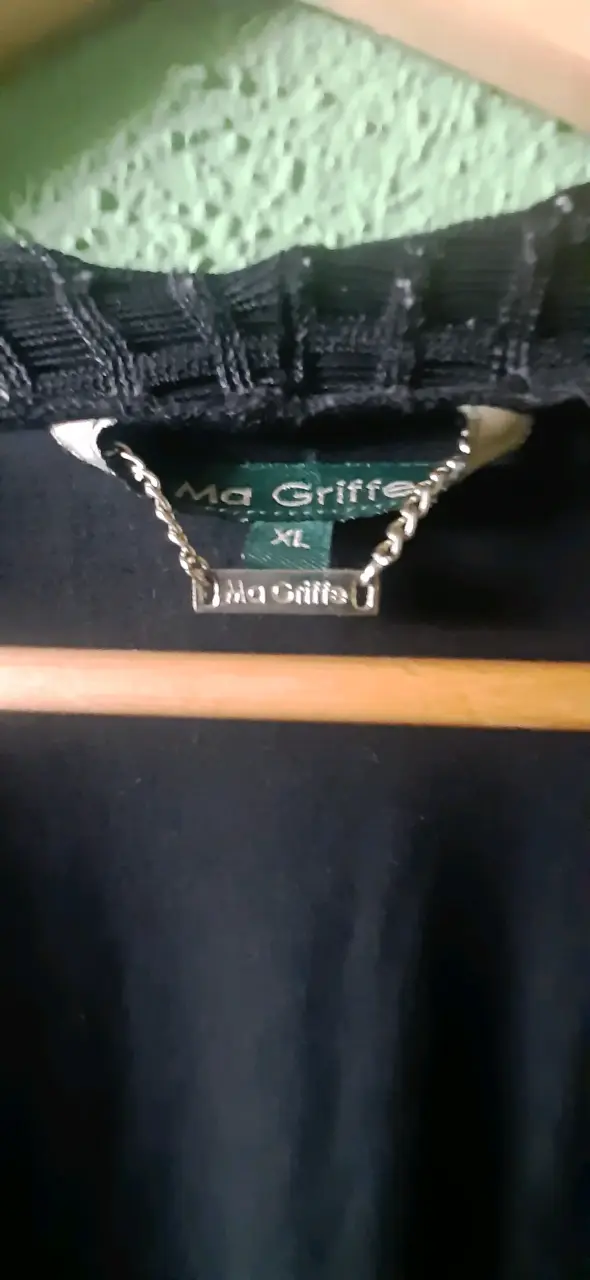 Chaqueta negra elegante Ma Griffe XL - 2