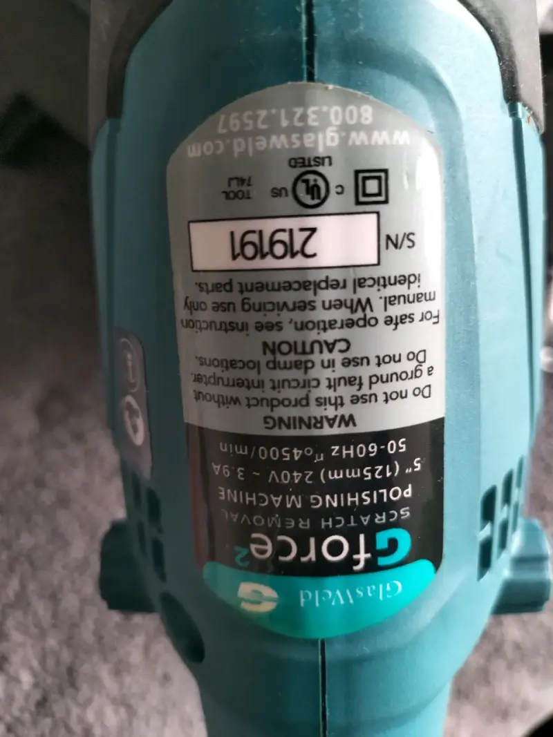 Pulidora de rayones Gforce2 con mango ergonómico - 2