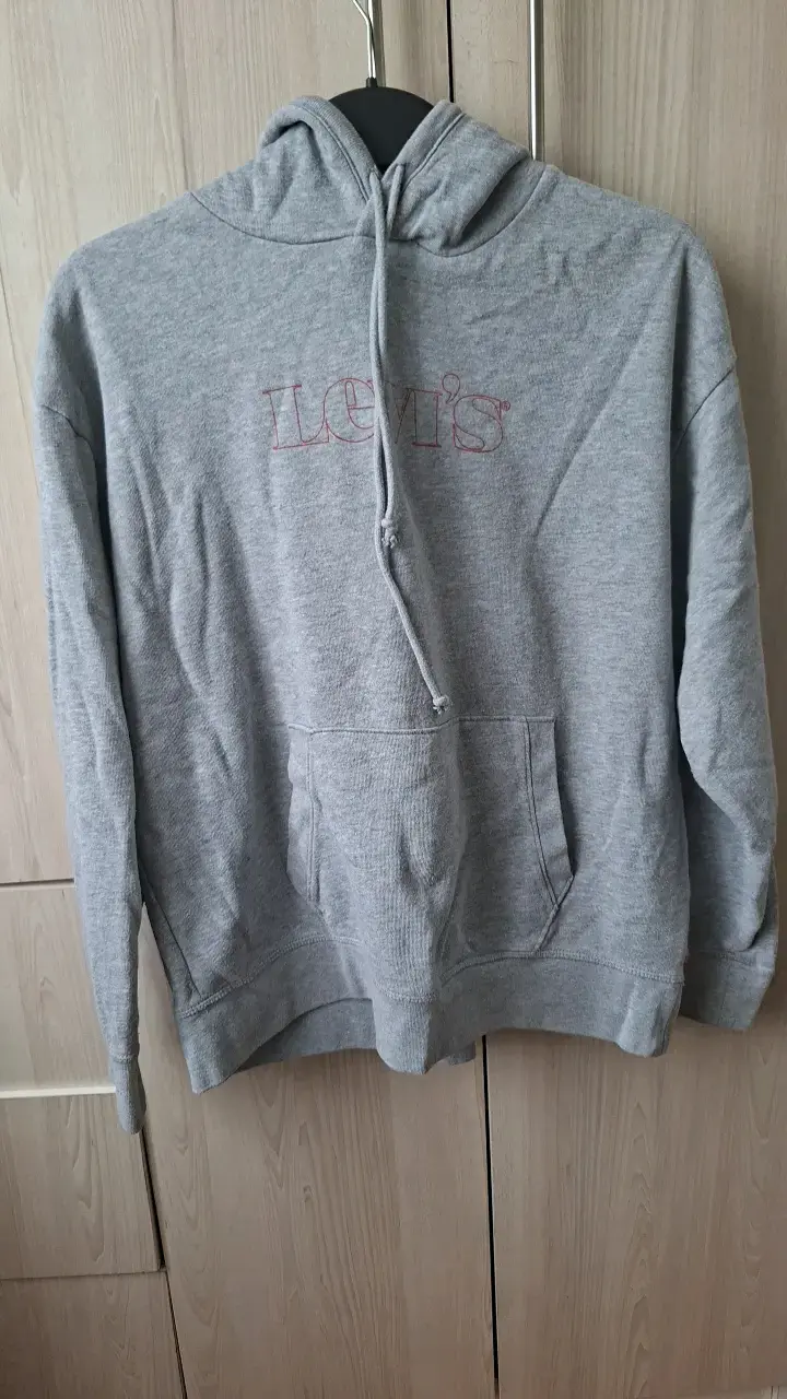 Polerón gris Levi's con capucha - 1