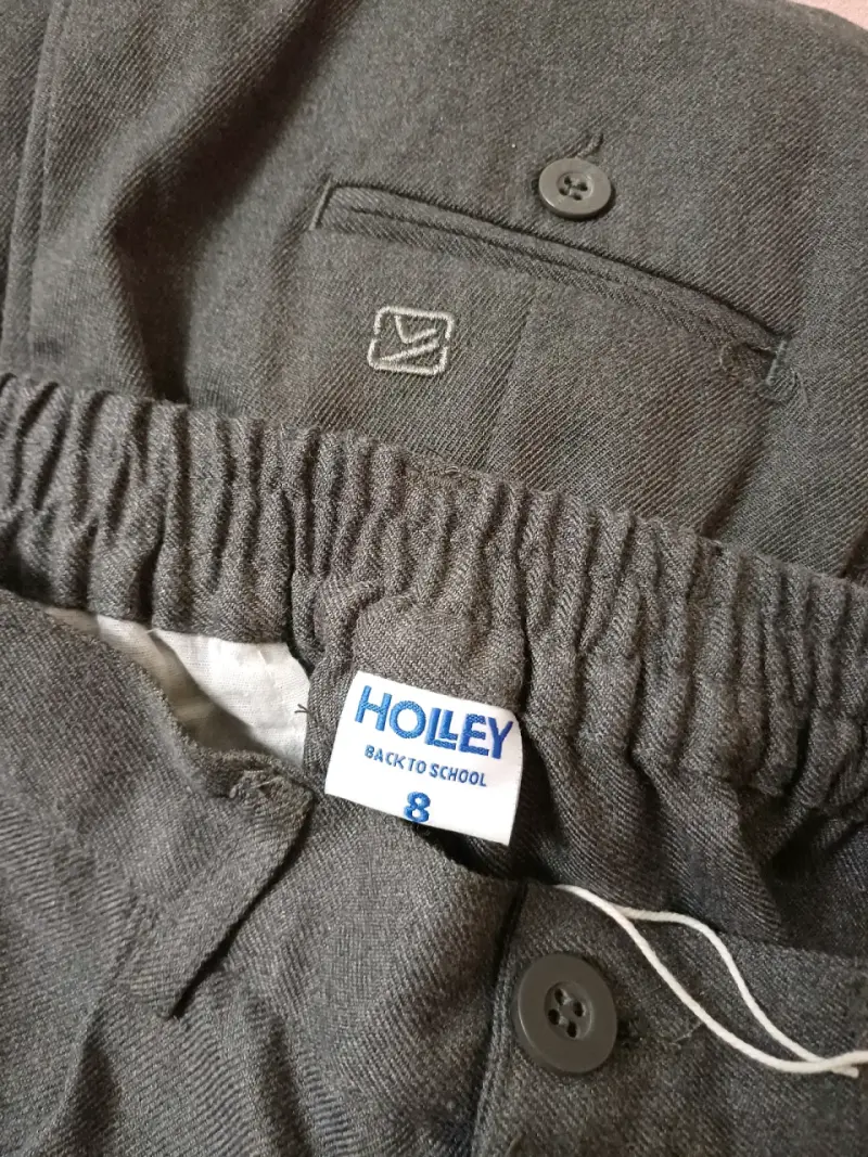 Pantalones escolares grises Holley talla 8 - 2