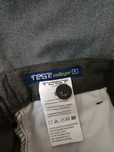 Pantalones escolares grises Holley talla 8 - miniatura 4
