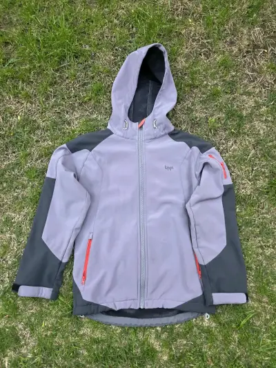 Chaqueta Softshell Gris Lippi con Capucha - miniatura 1