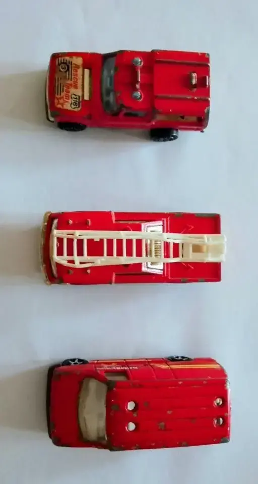 Lote Majorette Bomberos Land Rover Ford - 2