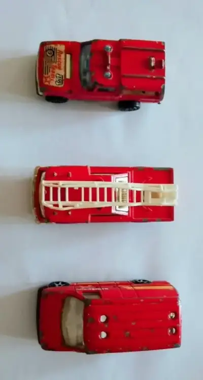 Lote Majorette Bomberos Land Rover Ford - miniatura 2