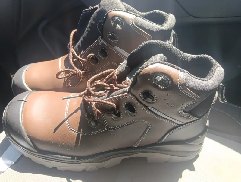 Botas de seguridad Treck marrones con punta de composite - 2