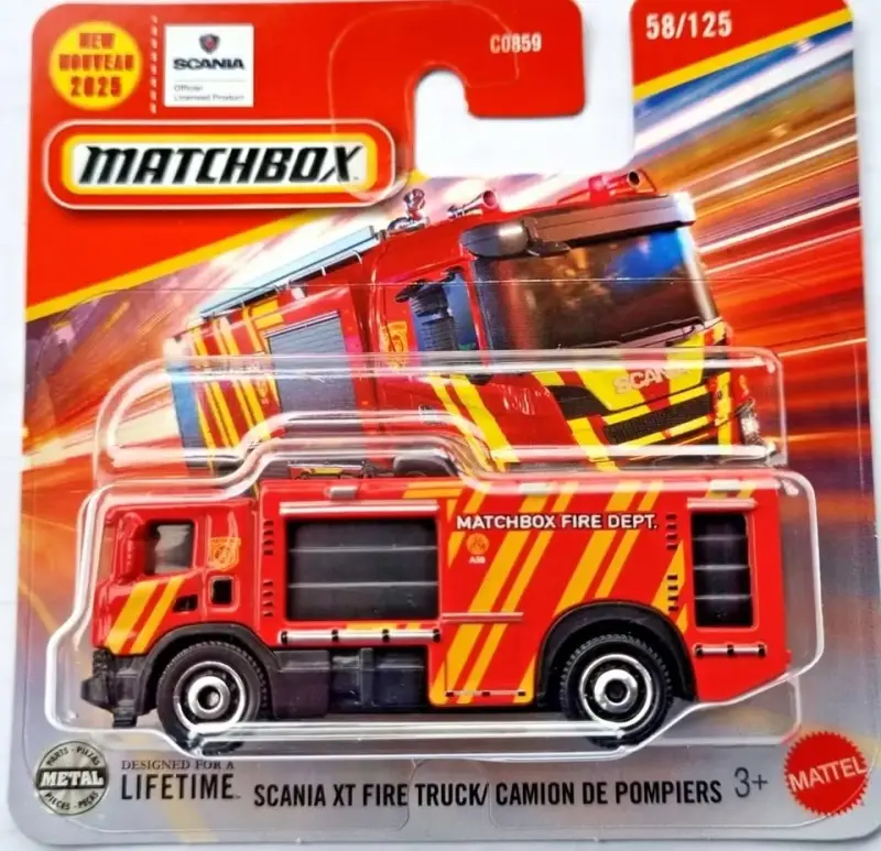 Camión de Bomberos Matchbox Scania XT - 1