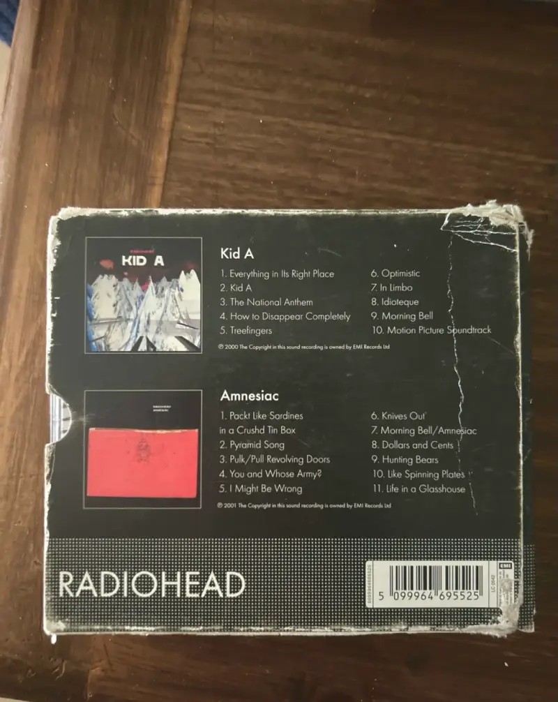 Edición limitada 2CD Radiohead Kid A y Amnesiac - 2