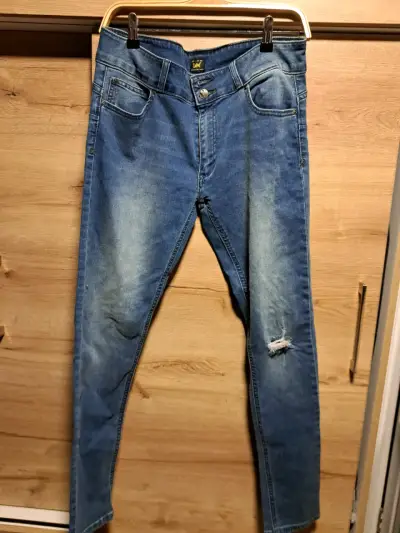 Jeans Lee para mujer desgastados - miniatura 1