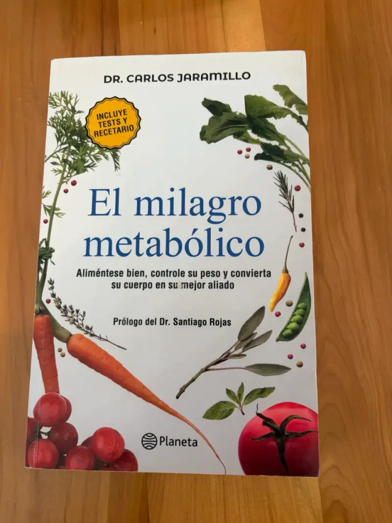 Libro El Milagro Metabólico de Dr. Carlos Jaramillo