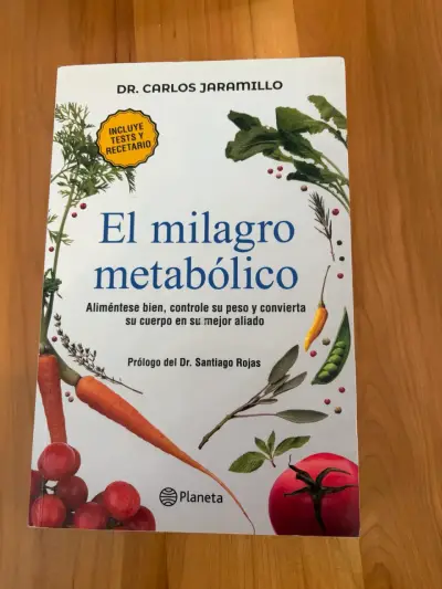 Libro El Milagro Metabólico de Dr. Carlos Jaramillo - miniatura 1
