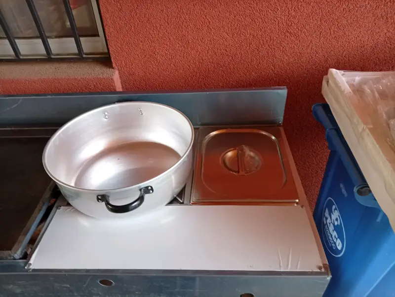 Cocina 4 en 1 plancha y freidora fogón y vaporera - 5