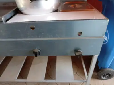 Cocina 4 en 1 plancha y freidora fogón y vaporera - miniatura 6