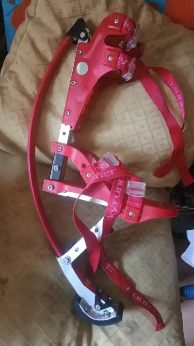 Zancos saltarines Skyrunner rojos para adultos - miniatura 1