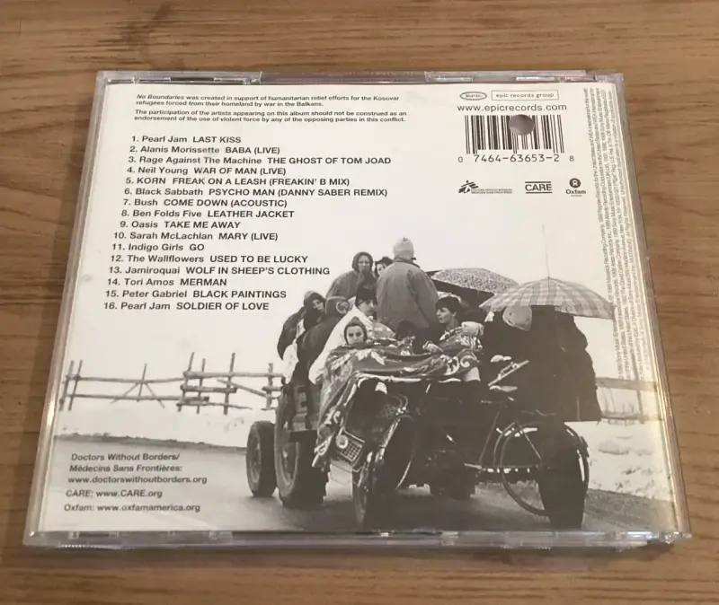 CD No Boundaries: A Benefit For The Kosovar Refugees - 2