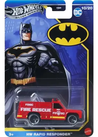 Camioneta Bomberos SERIE BATMAN Hot Wheels - miniatura 1