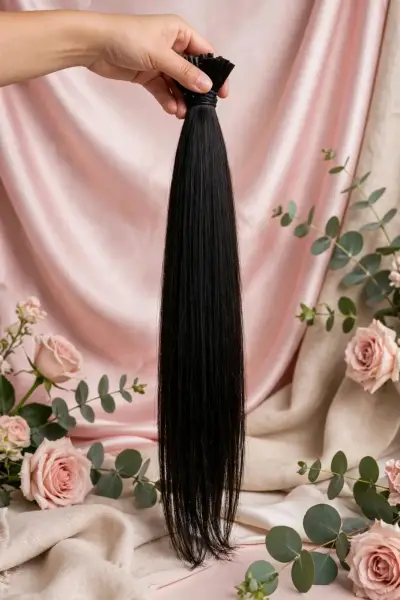 Extensiones de cabello natural 60cm con microring - miniatura 1