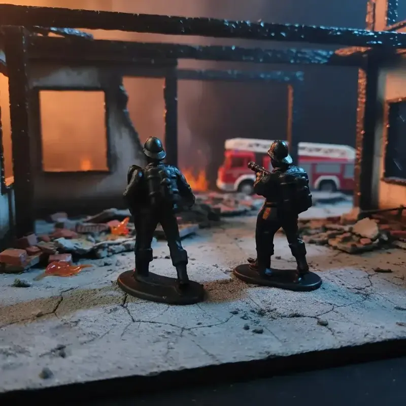 Figuras De Bomberos marca Boley Año 1999 - 2