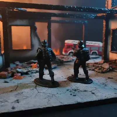 Figuras De Bomberos marca Boley Año 1999 - miniatura 2