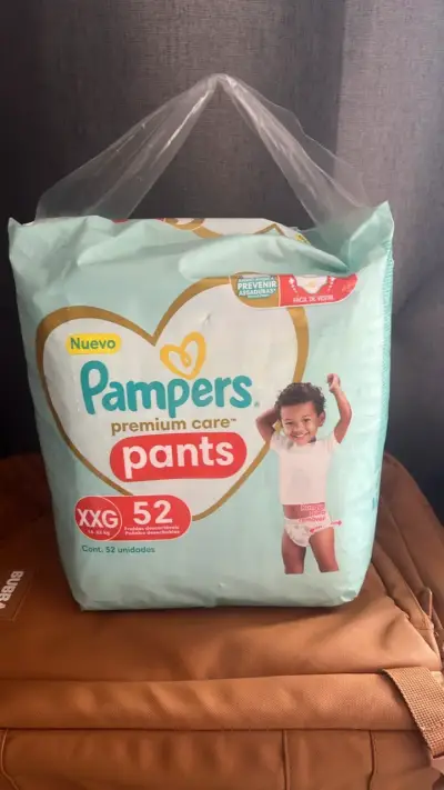 Pañales Pampers Premium Care Pants XXG 52 unidades - miniatura 1