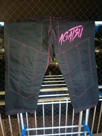 Kimono de Jiu-Jitsu Negro y azul - miniatura 2