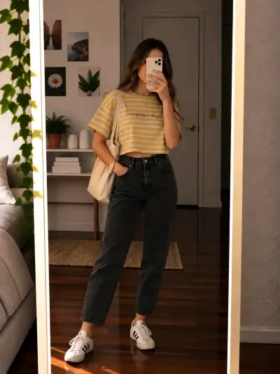 Mom jeans Zara - miniatura 1