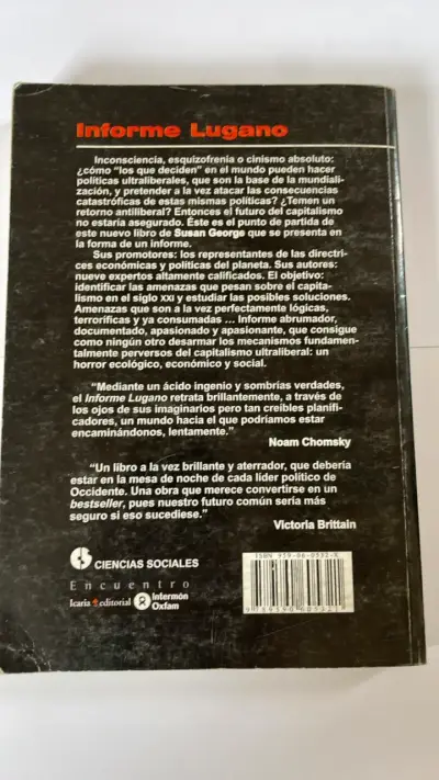 Libro Informe Lugano de Susan George - miniatura 2