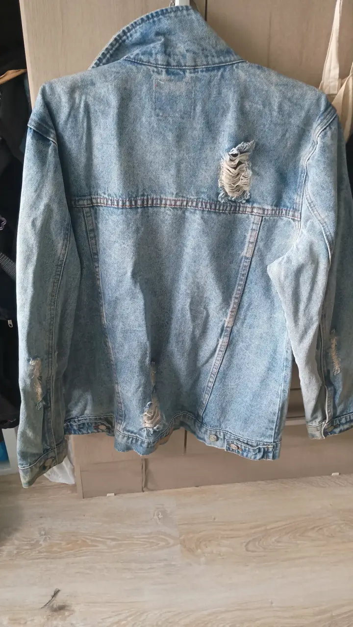 Chaqueta de mezclilla hombre talla M. - 3