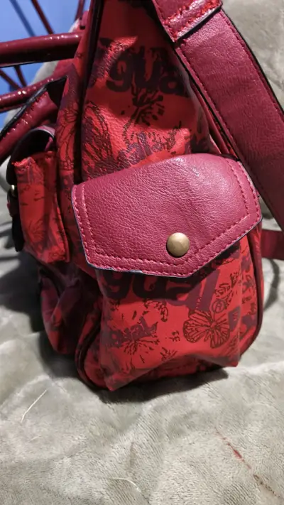 Bolso Desigual rojo con múltiples bolsillos - miniatura 5