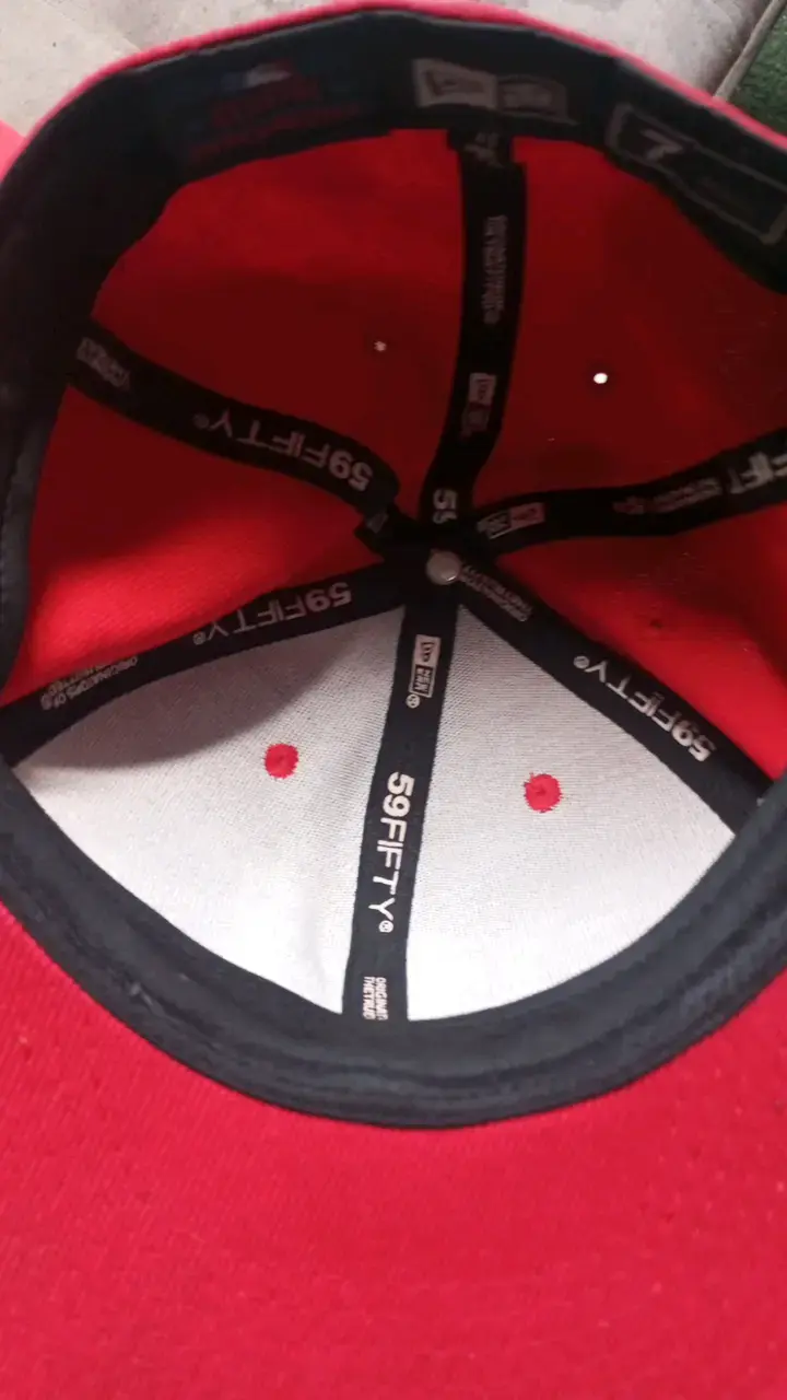 Gorra roja New Era NY ajustable - 5