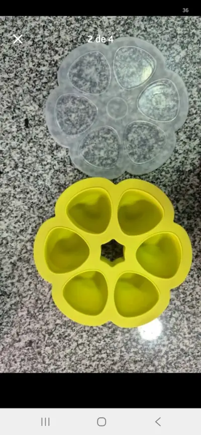 4 Contenedores de silicona para alimentos de bebé - miniatura 1