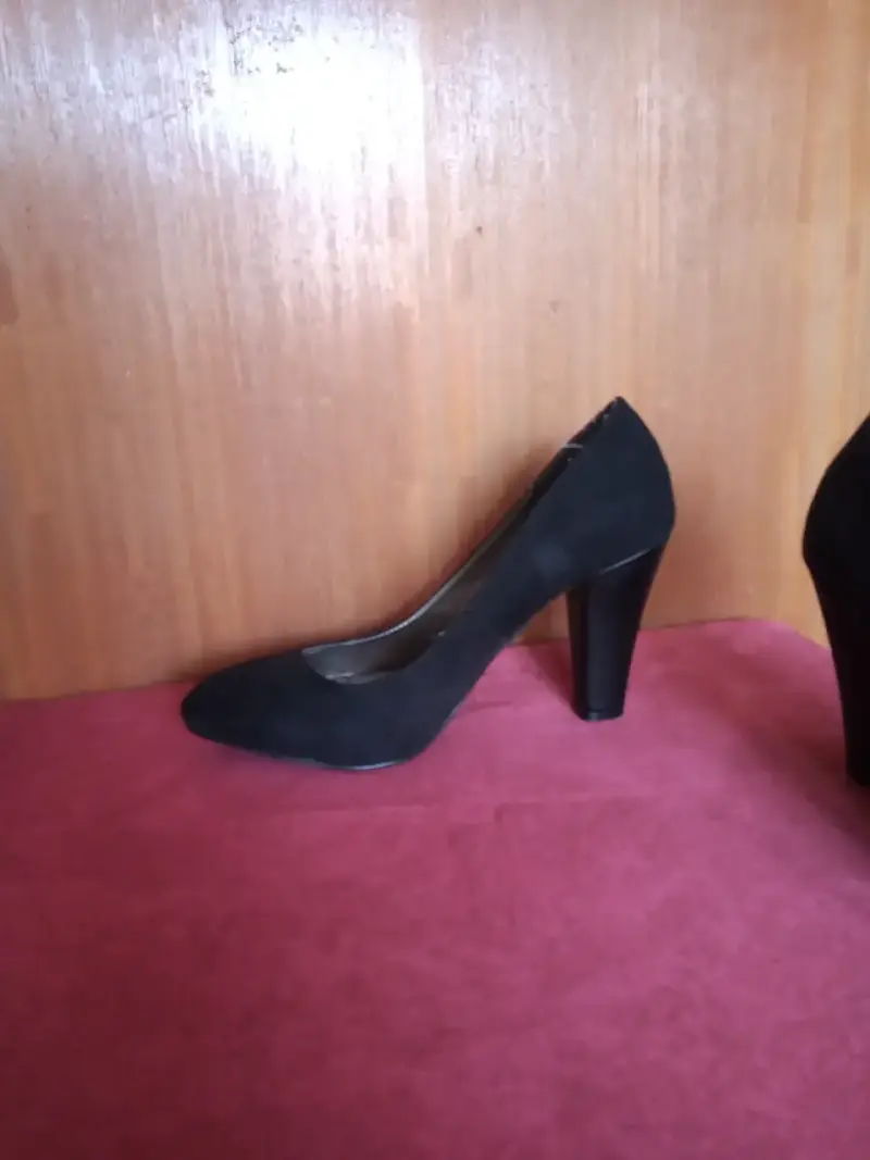 Zapatos de tacón negro para mujer - 4