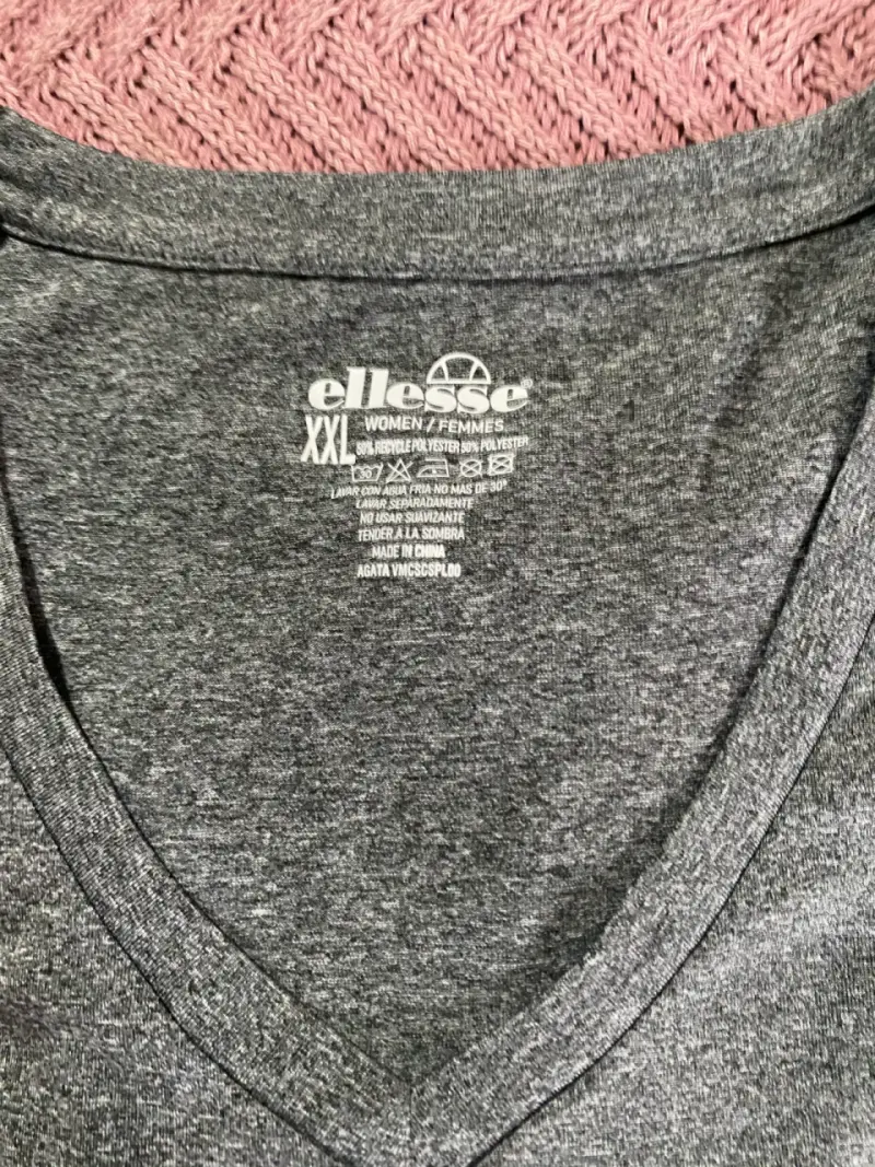 Polera Ellesse gris para mujer talla XXL - 2