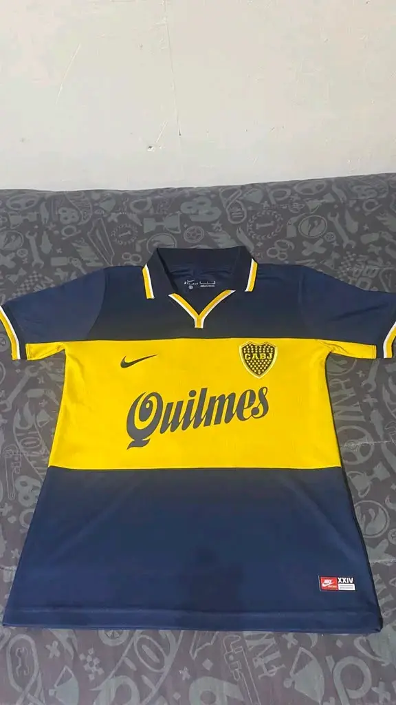 Camiseta Boca Juniors Nike Quilmes Retro - 1