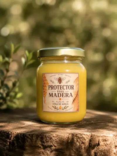 Protector para madera de cera de abeja ecológico - miniatura 1