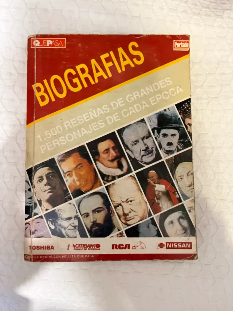 Libro de Biografías Que Pasa con 1500 Reseñas