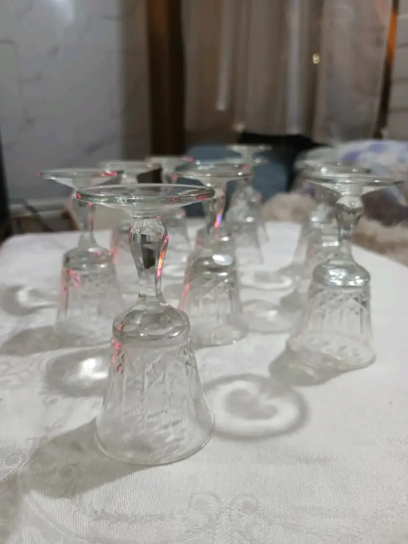 Set de Vasos y Copas de Vidrio - 4