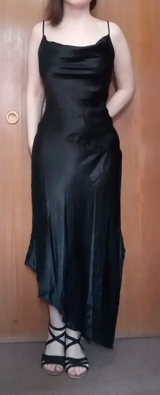 Vestido largo negro - 2