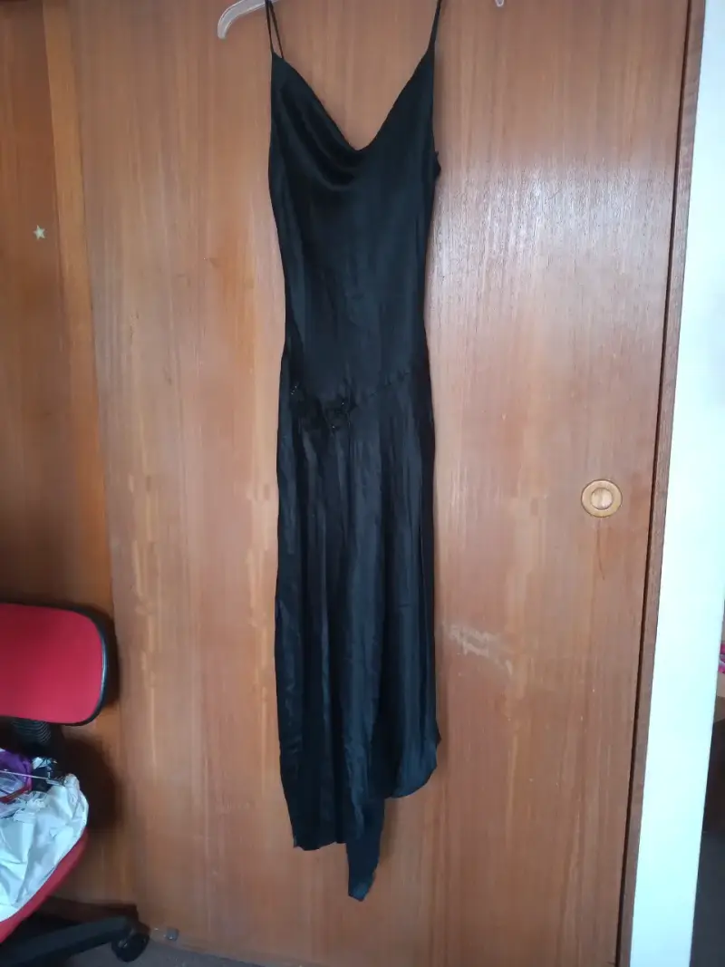 Vestido largo negro - 3