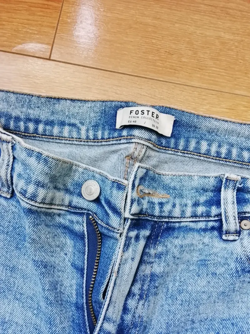 Jeans azul claro Foster para mujer - 3